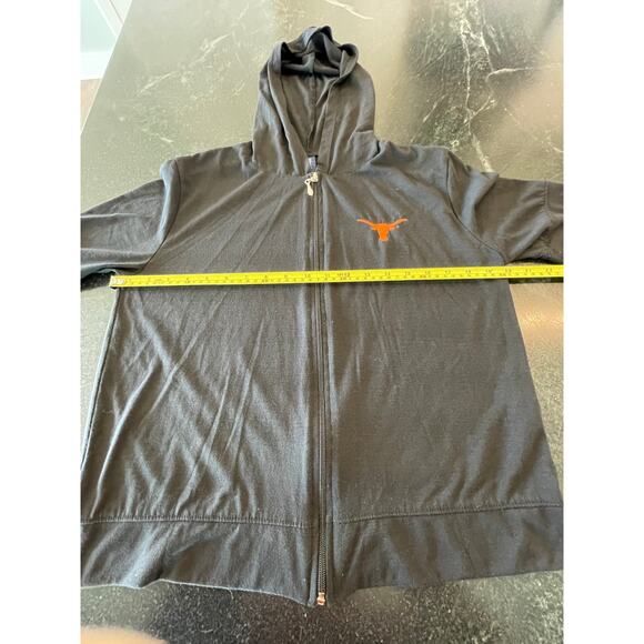 blued  kids XL Black short sleeve Univ of Tex full zip hoodie - Picture 6 of 9
